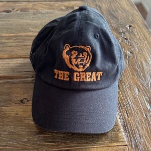 The Great Black Baseball Cap with Bear Embroidery